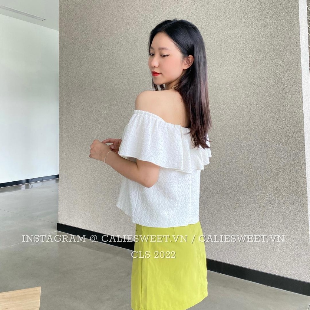 Áo trễ vai nhún Caliesweet