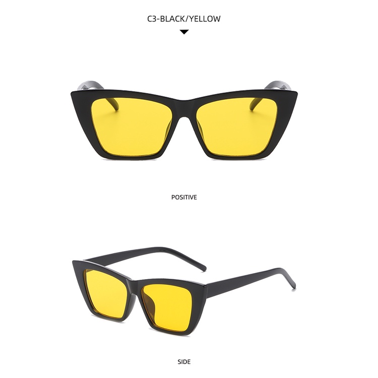 Kính mát mắt mèo thời trang dành cho nam nữ 2021