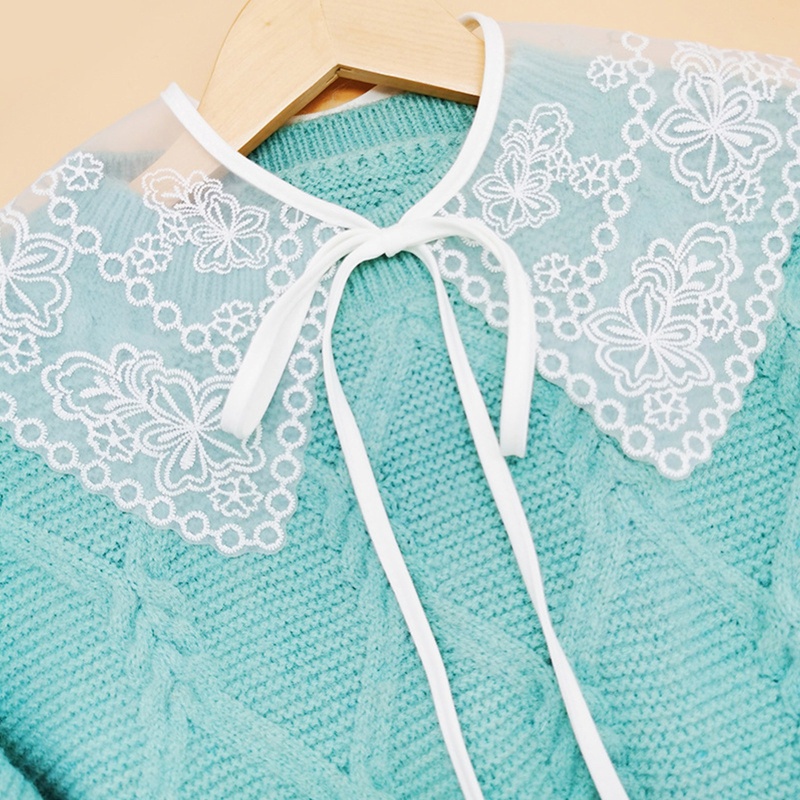 Khăn Quàng Cổ Mỏng Thắt Nơ In Họa Tiết Hoa Có Thể Tháo Rời Cho Nữ