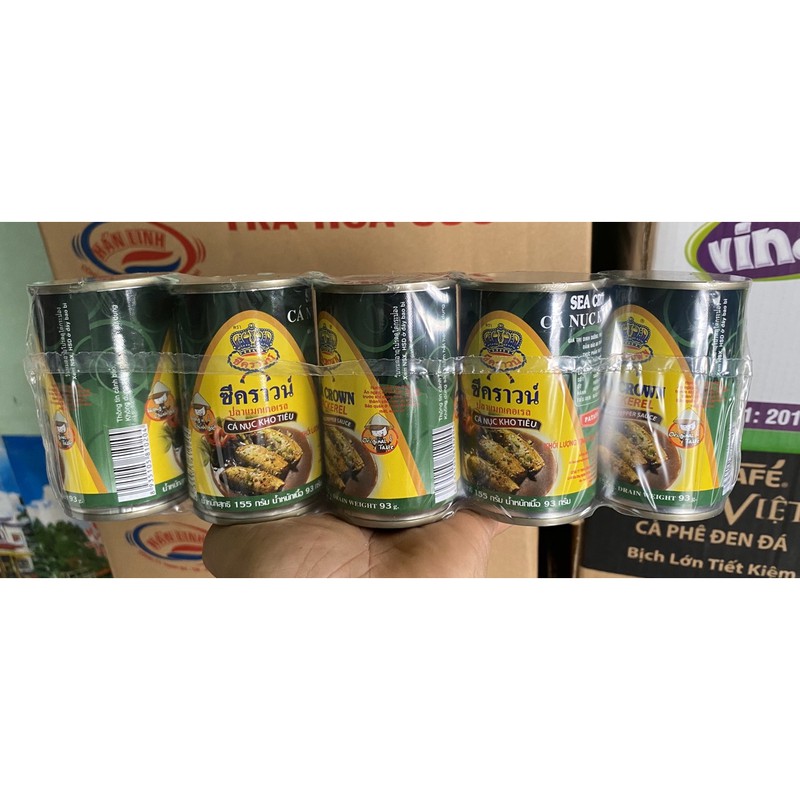 Cá nục kho tiêu 5 hộp 155g | BigBuy360 - bigbuy360.vn