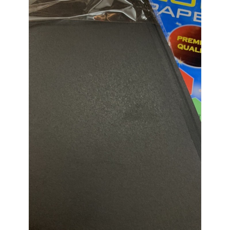 Giấy đen bìa cứng A3/A4 - tập 100 tờ/20 tờ