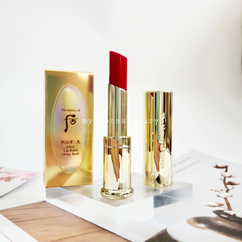 Son dưỡng môi có màu Whoo Mi Glow Lip Balm 3.3g