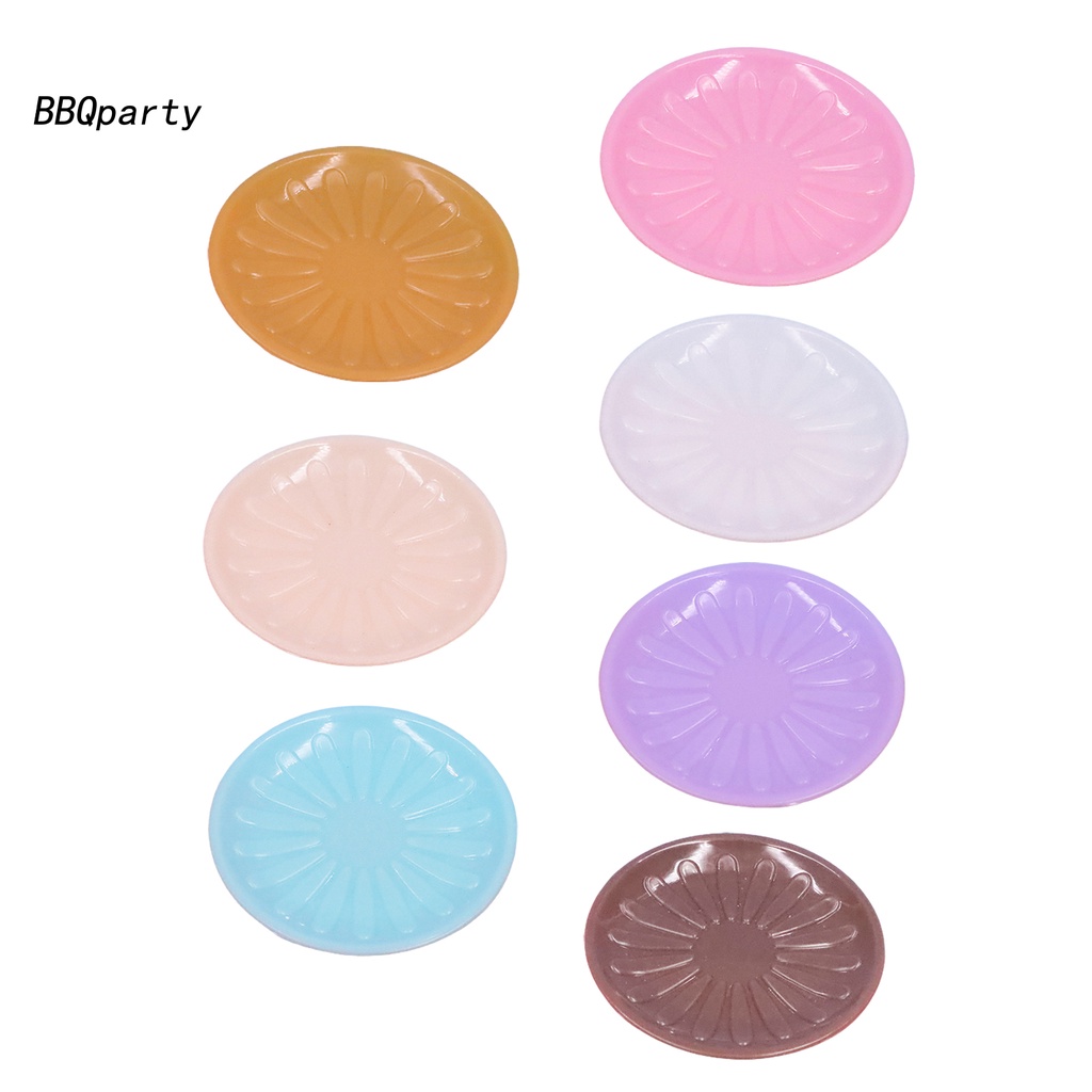 Đĩa nhựa mini hình tròn dùng trang trí nhà búp bê