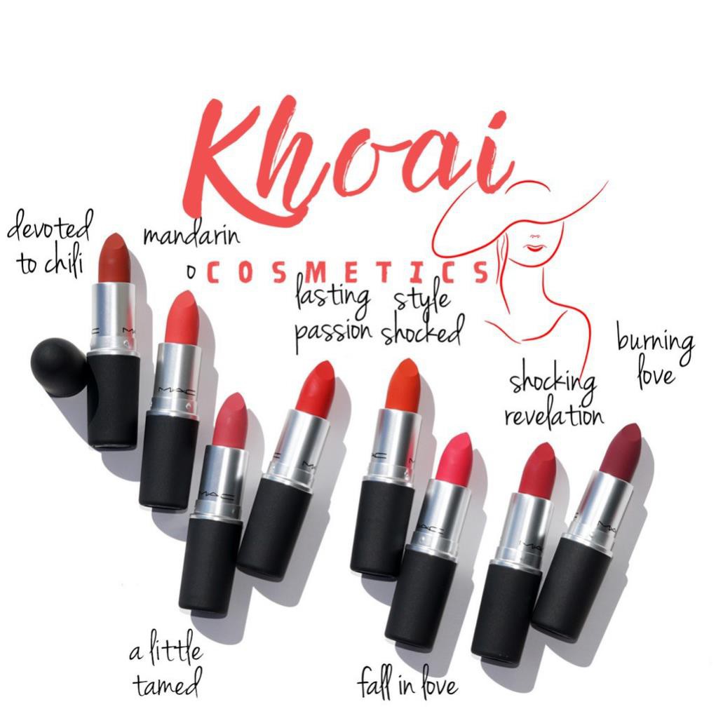 💄💄 [CHUẨN AUTH] Son MAC Chính Hãng Có Bill Mandarin O, Devoted To Chili, Mull It Over, CHILI,  MARRAKESH, RUBYWOO