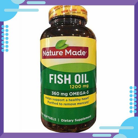 [Flash Sale]FISH OIL - VIÊN UỐNG DẦU CÁ CỦA MỸ 1200MG - 200 VIÊN - THCV