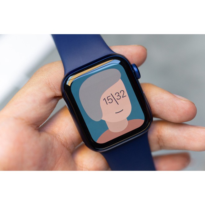 Dây apple watch màu mới series 6 xanh navy cực chất
