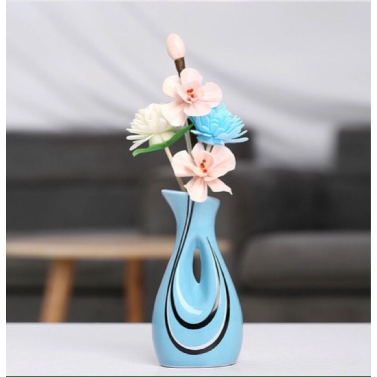 Tinh dầu thơm phòng hình lọ hoa decor spa, phòng khách