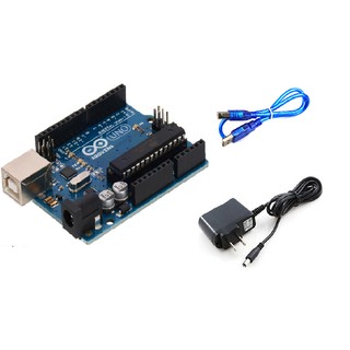 Combo mạch arduino UNO R3 chip cắm + nguồn 9V1A