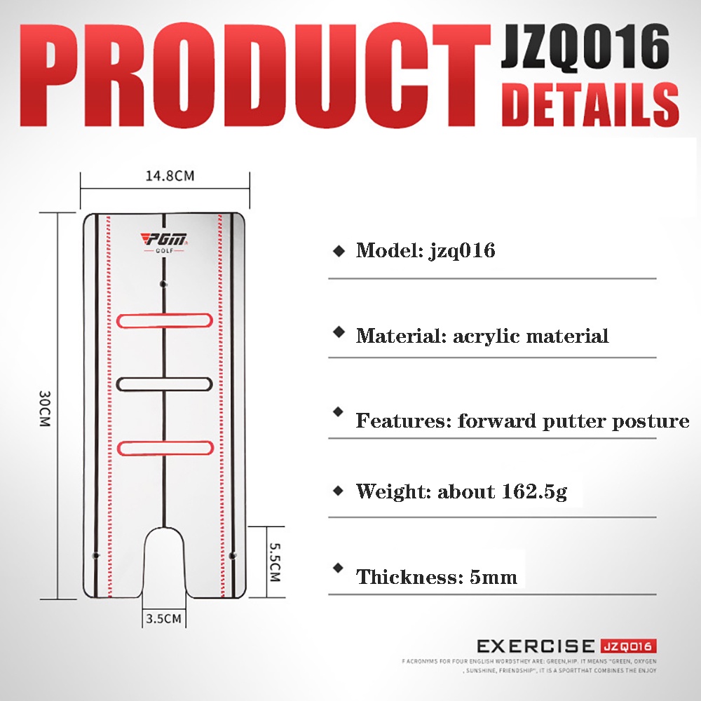 Gương hỗ trợ luyện tập đánh golf