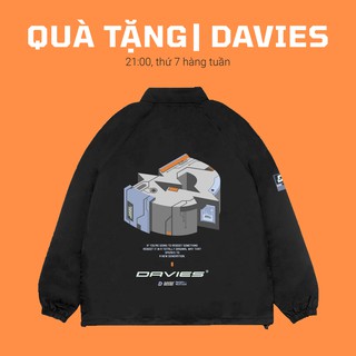 Quà tặng mini game hàng tuần - áo khoác dù nam nữ local brand Davies REBOOT LOGO