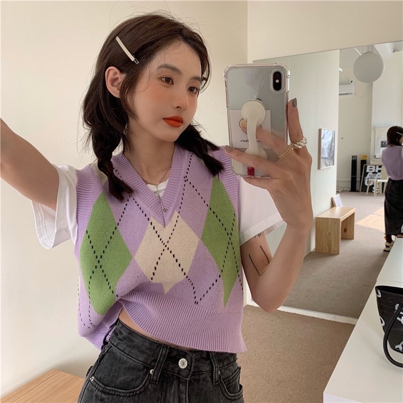 ÁO GILE HOT TREND 2021 ☂️ màu tím pastel tươi sáng, trẻ trung