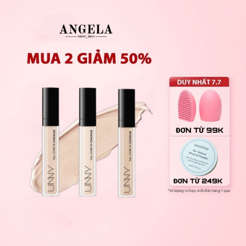 Kem che khuyết điểm Unny Club Full Cover Tip Concealer