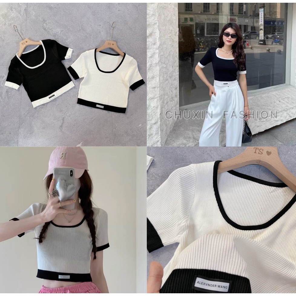 ÁO LEN MONGTOGHI CROPTOP QUẢNG CHÂU CỰC SANG - AL09