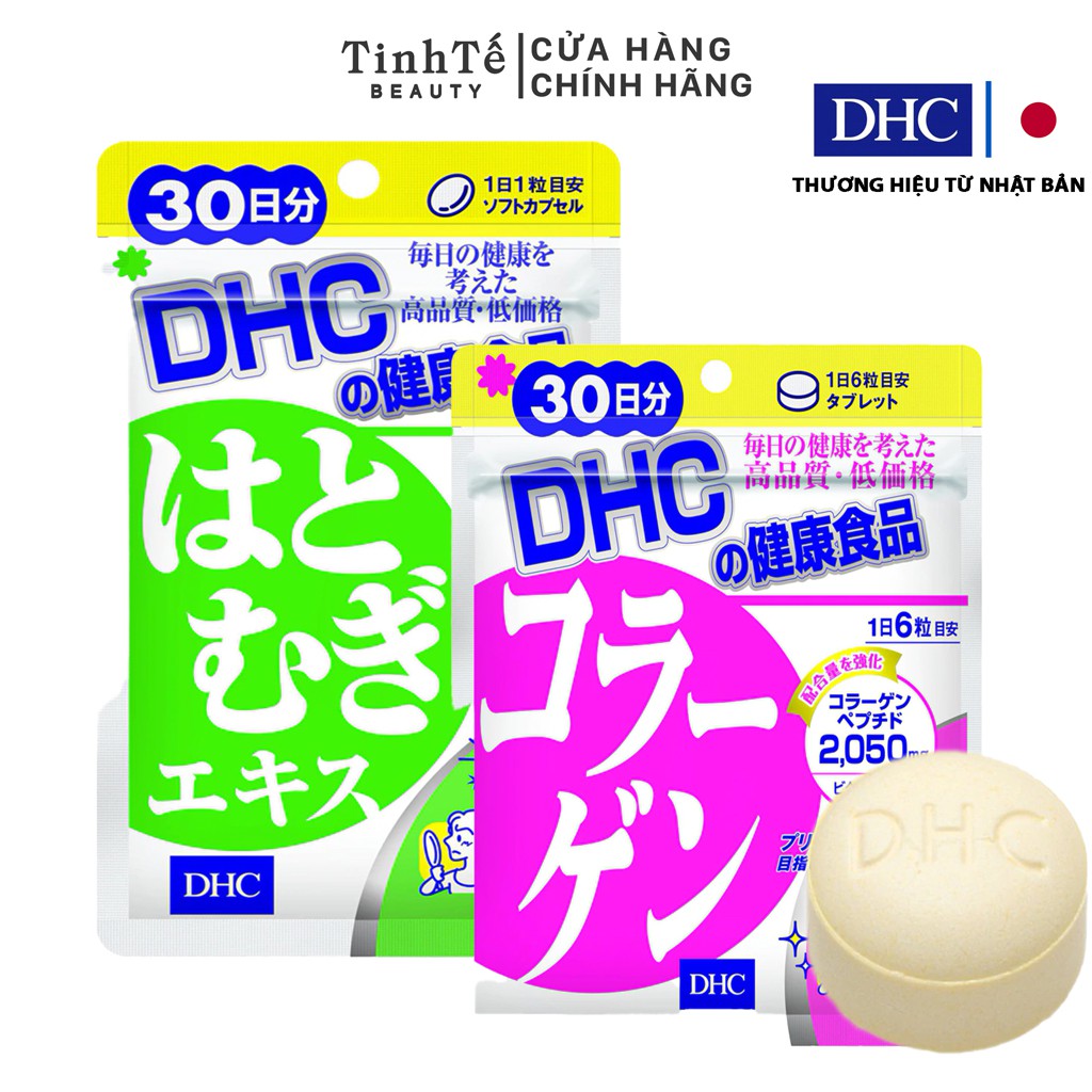 Bộ đôi viên uống chống lão hóa DHC 30 ngày (Collagen và Adlay)