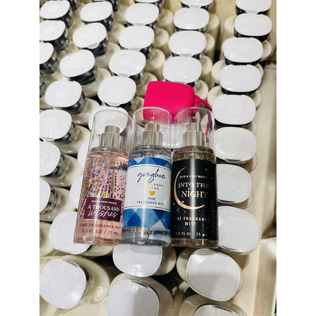 (CHUẨN AUTHS) Xịt thơm toàn thân Body mist Bath & Body Works MINI 75ML INTO THE NIGHT
