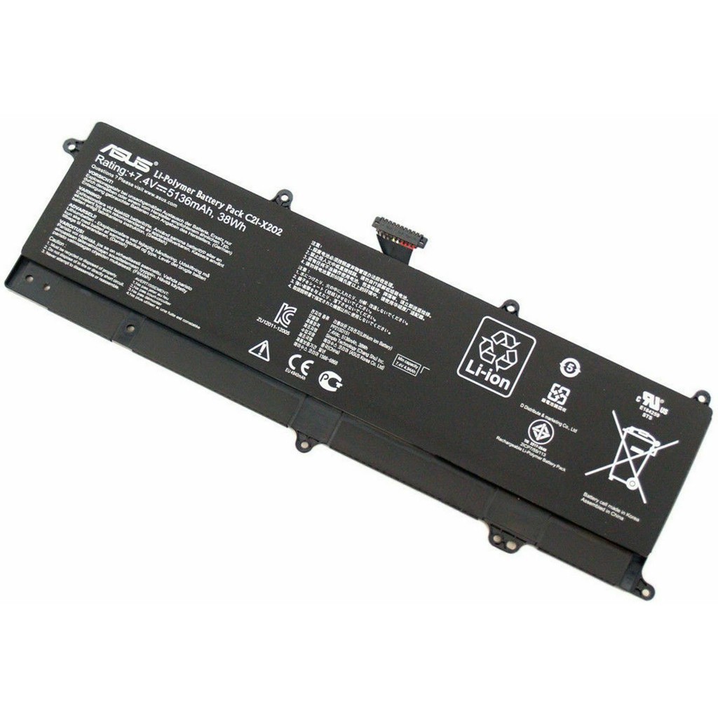 Pin laptop ⚡️Asus X202⚡️ (ZIN) Pin Asus C21-X202 For ASUS VivoBook S200 S200E X202E X201E Q200E F201E [38Wh]