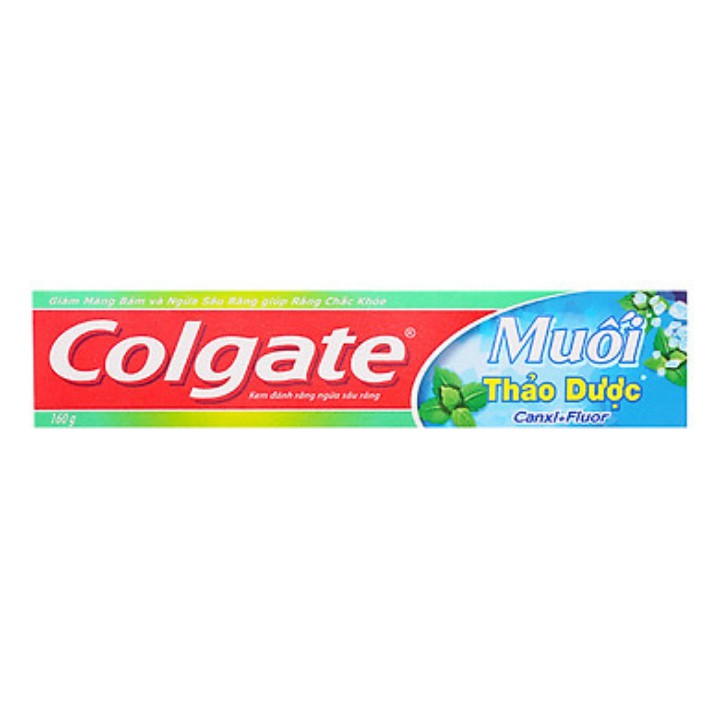 Kem Đánh Răng Colgate Herbal Salt Muối Thảo Dược bảo vệ răng và nướu tối ưu 225g/tuýp