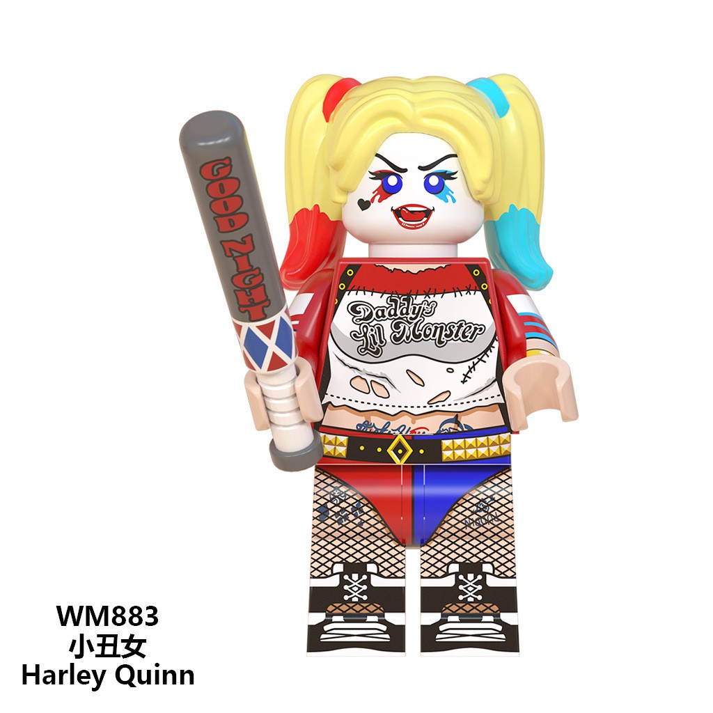 Minifigures Các Mẫu Nhân Vật Joker Harley Quinn Marvel DC Mẫu Mới Ra WM6080