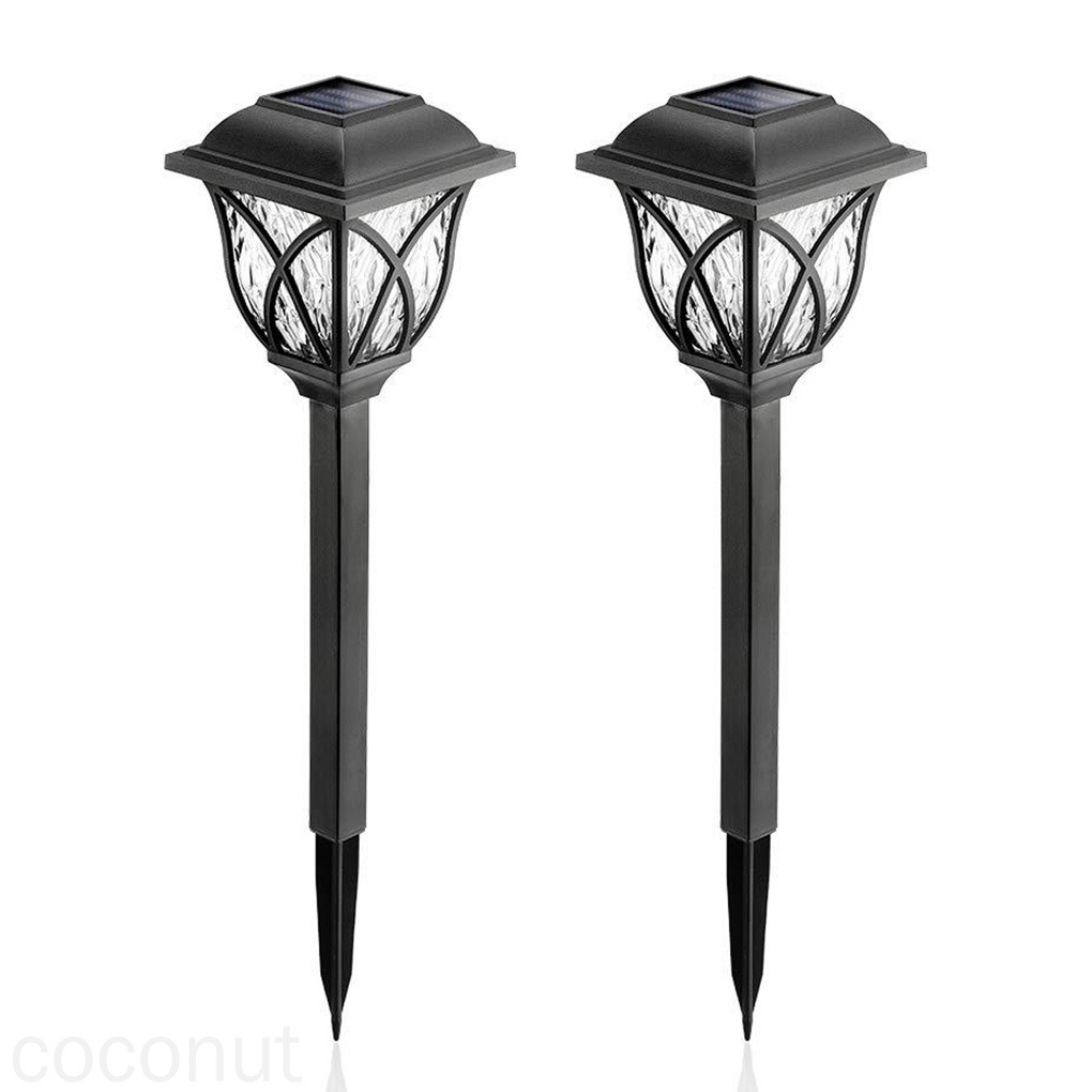 Set 2 đèn LED IP44 chống nước sử dụng năng lượng mặt trời 0.3W