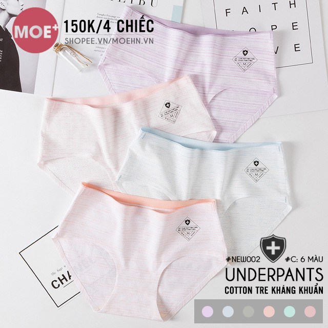 Underpants Cotton Kháng Khuẩn Mẫu Mới