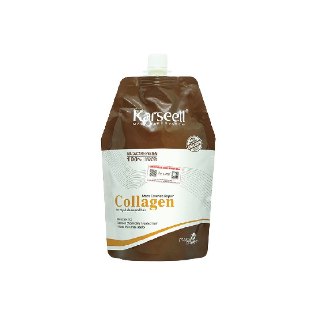 HẤP Ủ DẦU KARSEELL MACA COLLAGEN CHÍNH HÃNG SIÊU MƯỢT 500ML