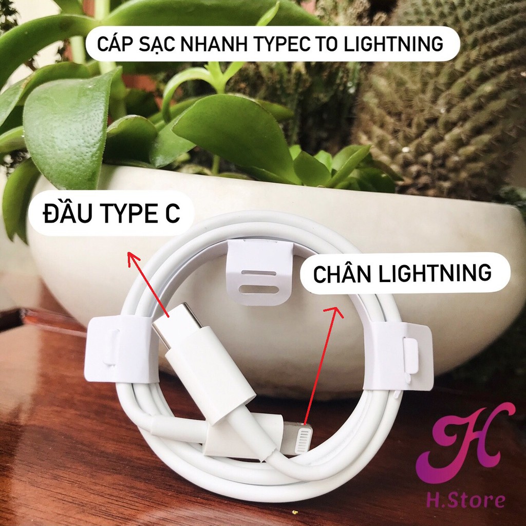 Bộ sạc nhanh iphone ipad pd 20w, cáp USB Type C to Lightning cho IPhone 12/ 12 Pro Max/ IPhone 11/ 11 Pro Max/ X/ XS Max