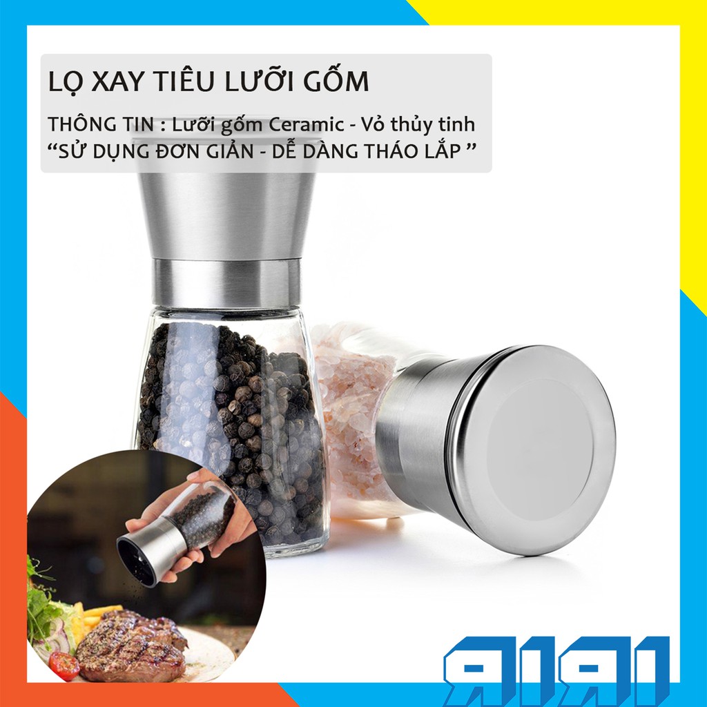 Cối xay tiêu hạt khô, cối xay tiêu lưỡi nghiền ceramic