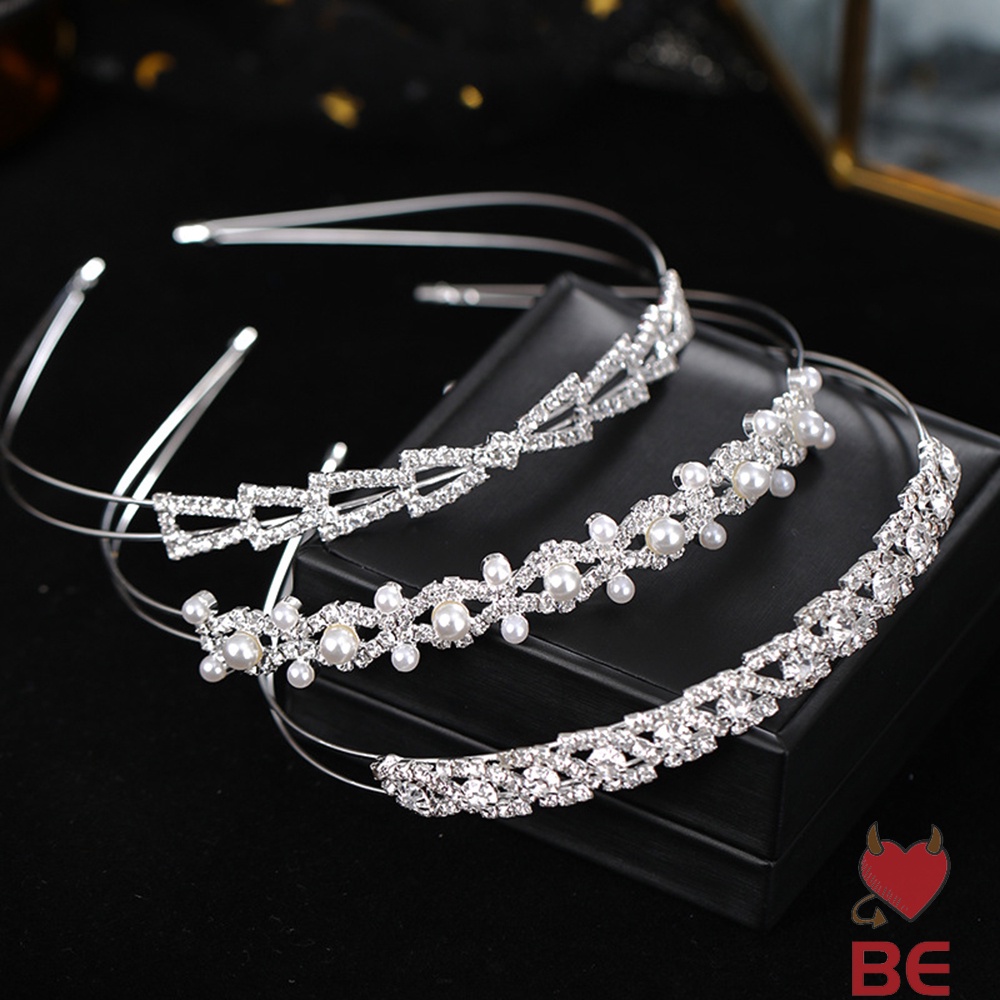 YADORNOS Băng đô cài tóc YADORNOS đính đá ngọc trai thanh lịch cho cô dâu