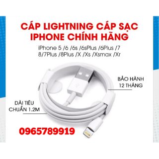 Cáp sạc iPhone X/Xs/Xs Max/11 chính hãng Apple ⚡️Cam kết zin bóc máy ⚡️