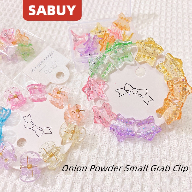 Kẹp Tóc Hình Ngôi Sao Năm Cánh Trong Suốt Phong Cách Hàn Quốc Dễ Thương Dành Cho Bé Gái