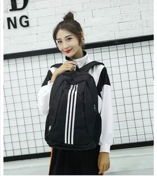 The Adidas sports backpack has a handy drawstring design