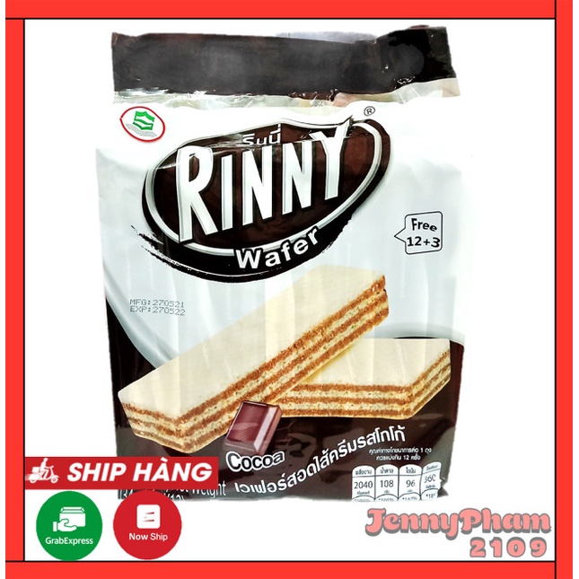 Bánh Xốp Thái Lan Rinny Các Vị 408gr