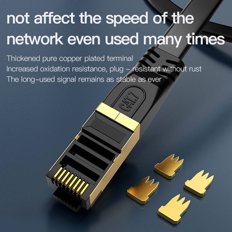 Dây cáp mạng U-KCOM CAT8 CAT7 CAT6 RJ45 Cat 8 7 6 dành cho Laptop PS4 ADSL