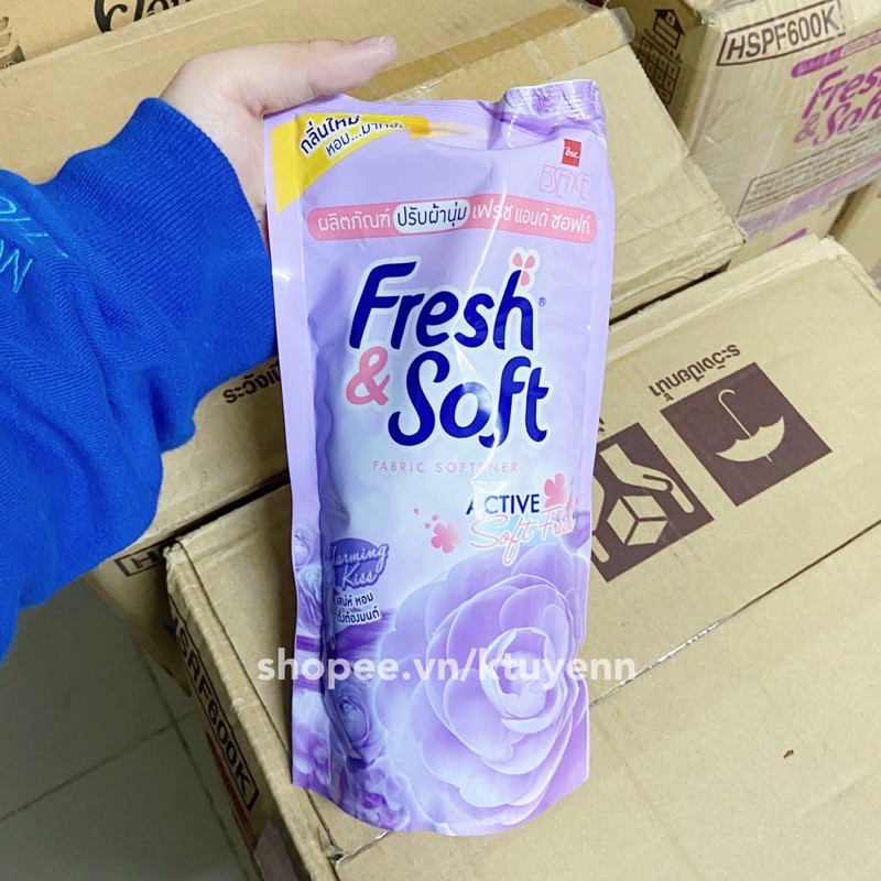 NƯỚC XẢ FRESH SOFT THÁI LAN TÚI 600ML 4 MÀU