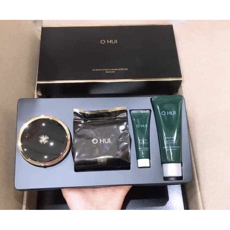 SET CUSHION OHUI KÈM 1 LÕI + SERUM + SỮA RỬA MẶT | BigBuy360 - bigbuy360.vn