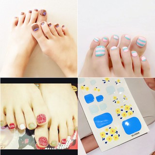 Miếng dán móng chân - Nail Wraps (22 miếng dán khô)