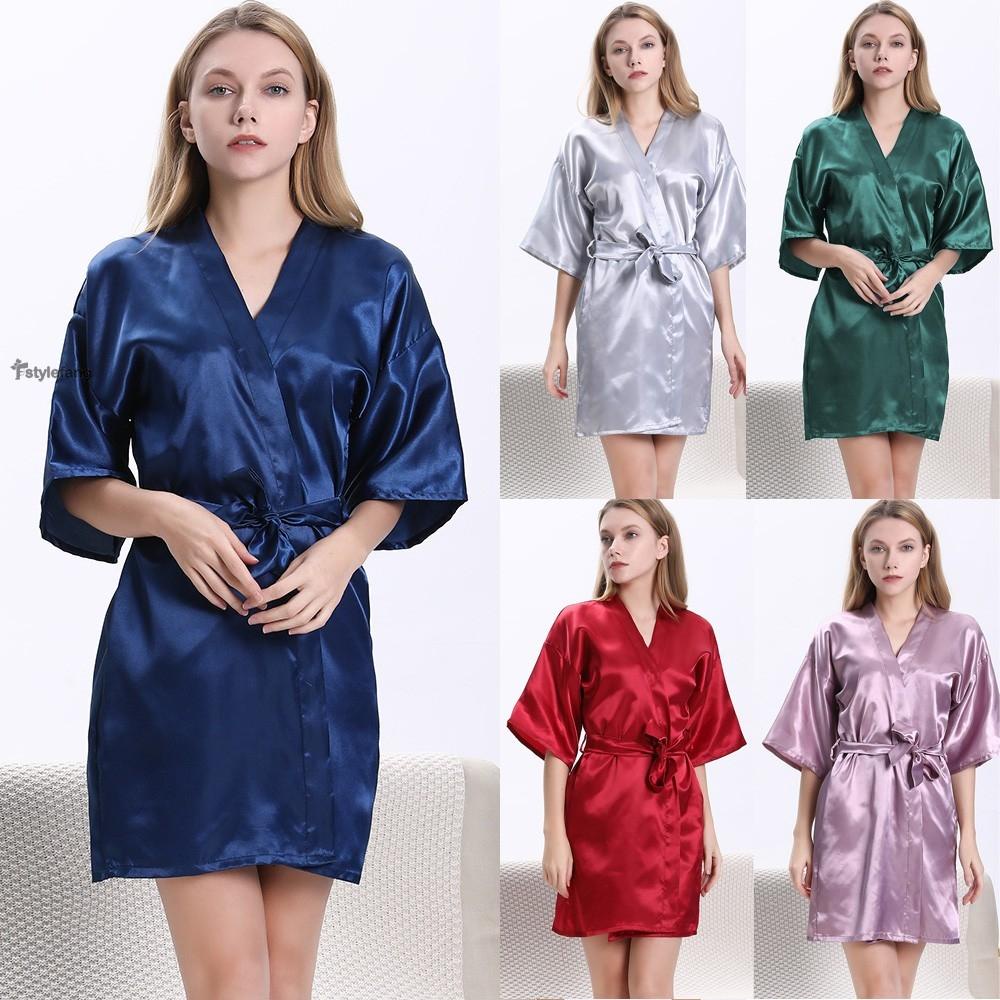 Áo choàng ngủ Kimono cho phù dâu
