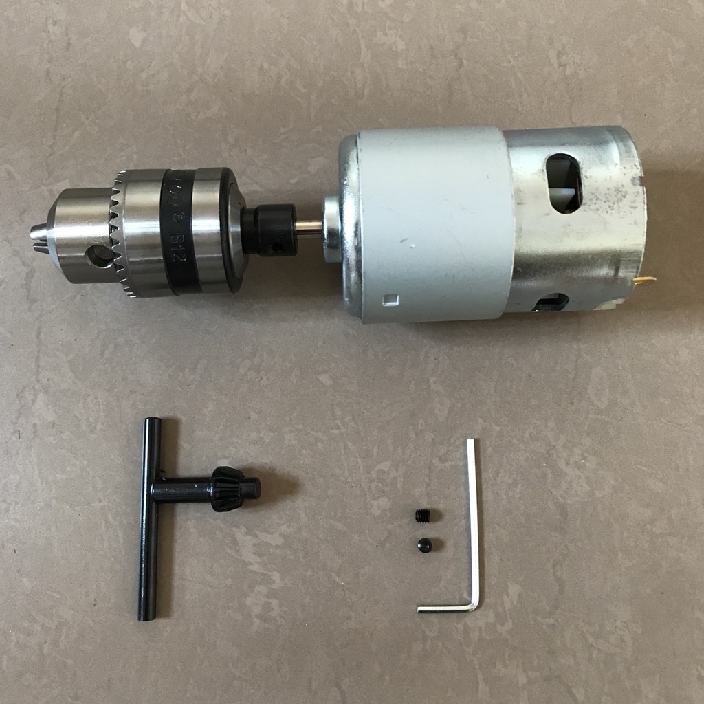 Bộ Đầu Kẹp Mũi Khoan B12 Cho Motor 775,795,895