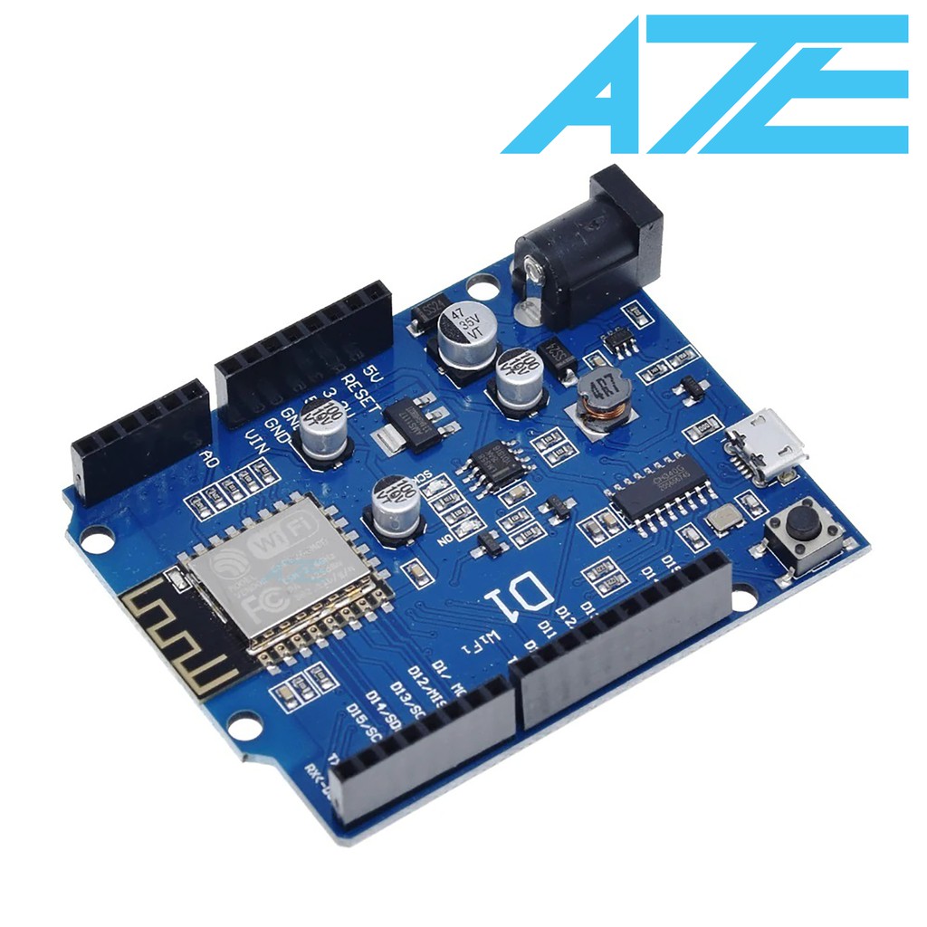 Mạch thu phát wifi ESP8266 WEMOS D1  internet of thing IOT - 4C5