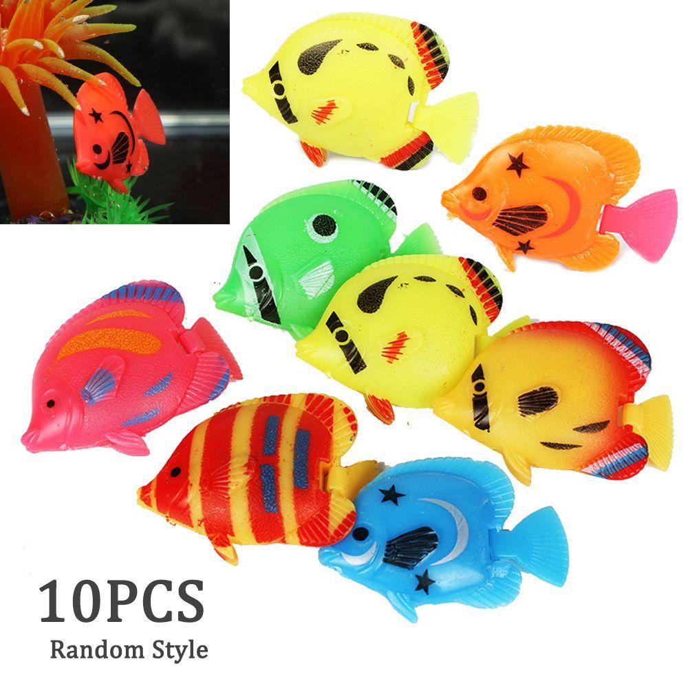 Set 10 Phao Nổi Trang Trí Bể Cá Phong Cách Ngẫu Nhiên