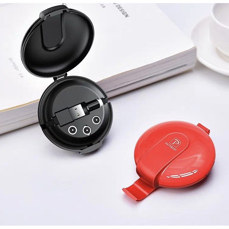 Cáp sạc nam chập hộp rút đa năng tiện lợi thông minh
