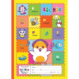 Vở 4 ô ly cao cấp dày 120 trang MS1718