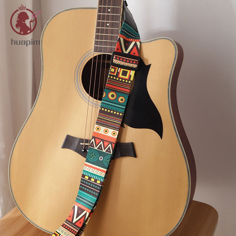 Dây Đeo Đàn Guitar Điện / Acoustic Bằng Polyester Tùy Chỉnh Phong Cách Vintage