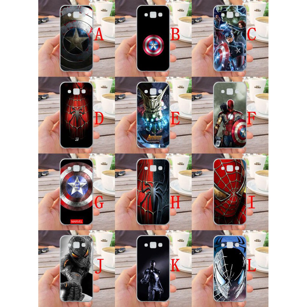 Ốp điện thoại họa tiết Avengers #4 bằng Silicone dành cho Samsung Galaxy E5