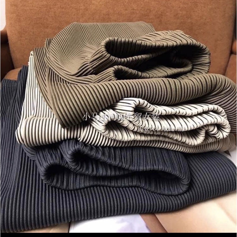 [Order- SẴN ĐEN M] Quần suông chất lụa (có ảnh thật) | BigBuy360 - bigbuy360.vn