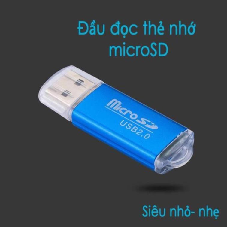 Đầu đọc thẻ nhớ micro SD tốc độ cao, vỏ nhôm siêu nhẹ