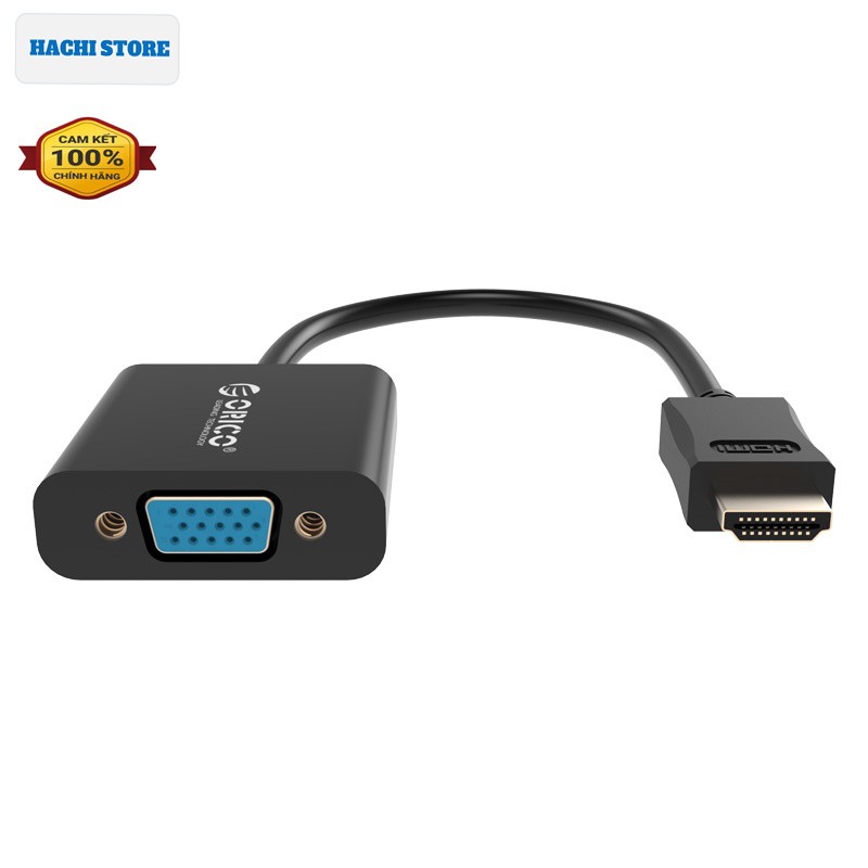 Đầu chuyển đổi cổng HDMI sang VGA ORICO DHTV-C20 - Hàng phân phối chính hãng