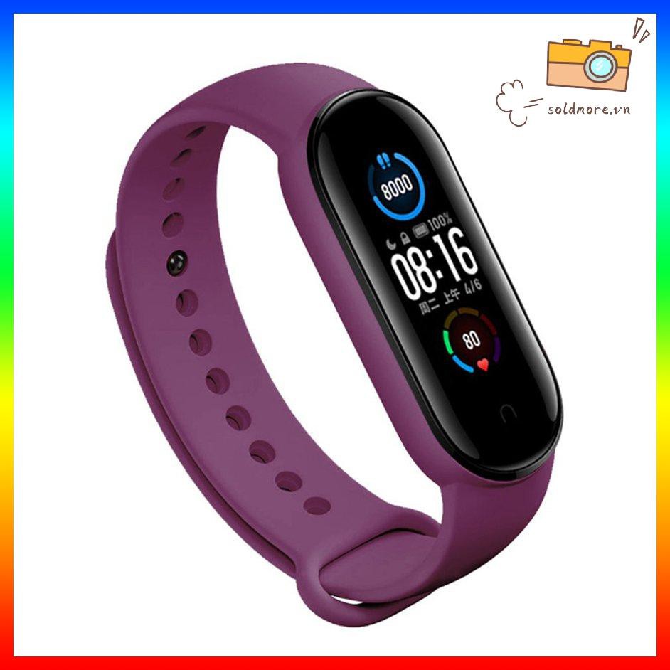 Dây Silicone Thay Thế Cho Đồng Hồ Mi Band 5