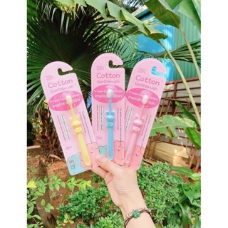set 2 Bàn chải đánh răng trẻ em lông siêu mềm cho bé