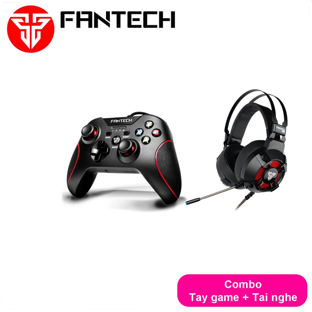 Combo FANTECH Console Tay Cầm GP11 + Tai Nghe MH82 / HG15 / HG11 /EG1 - CBO GP11 tai nghe